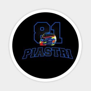 Oscar Piastri 81 Helmet Magnet